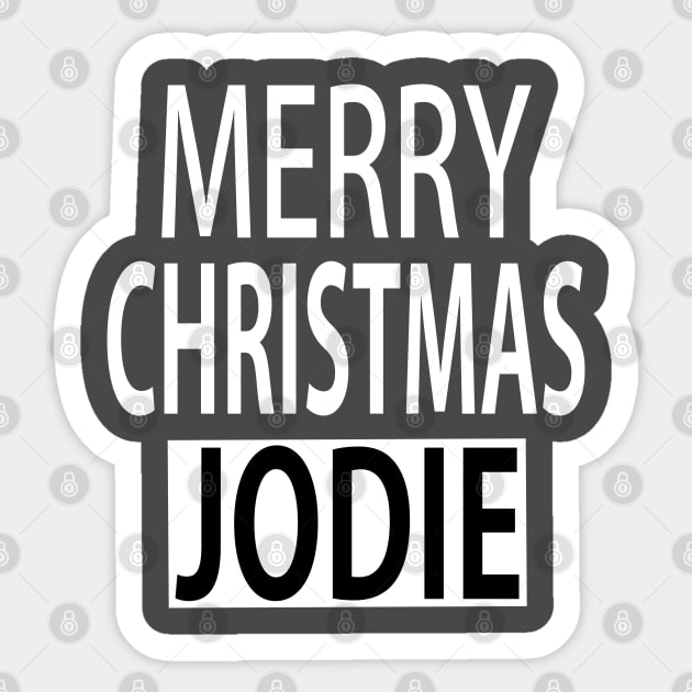 Merry Christmas Jodie Sticker by ananalsamma